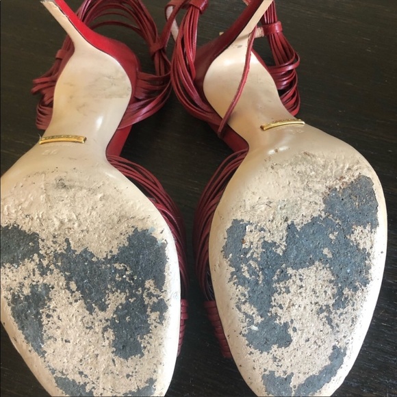 Gucci Red Sandals - Picture 5 of 6